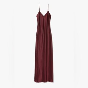 Nili Lotan Cami Silk Gown - Claret